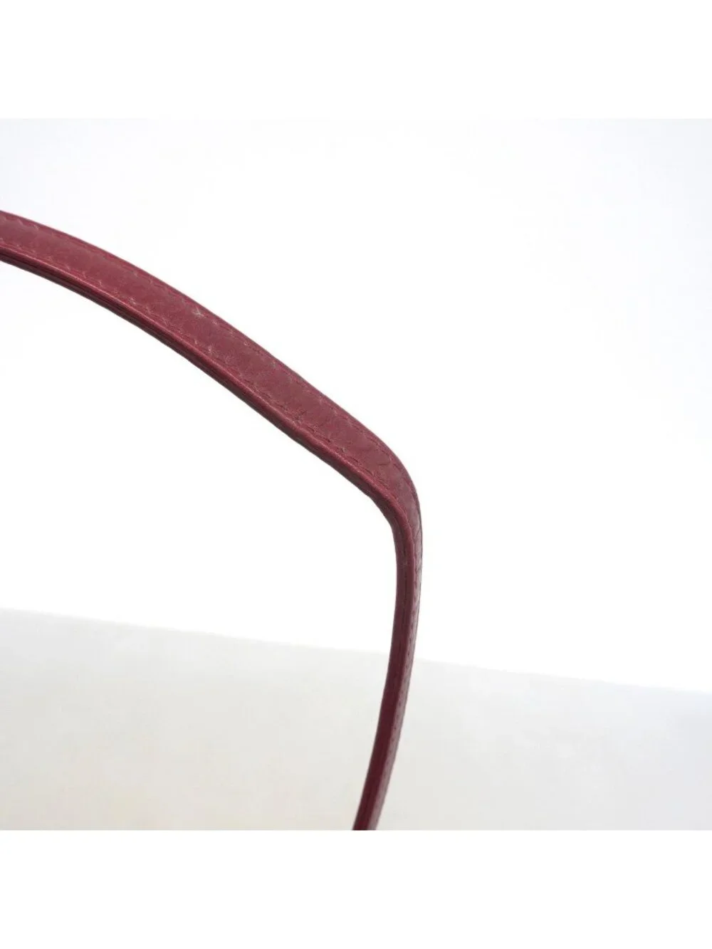 Chanel Tote Deauville Canvas Red Silver
